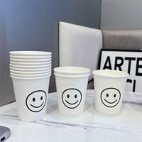 Bộ 50 Miếng Dễ Thương Phong Cách Hàn Quốc ins Cốc Giấy Dùng Một Lần Dày