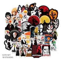 Bộ 50 Mới Anime BLEACH Dán DIY Xe Máy Xe Đạp Laptop Điện Thoại Ván Trượt Guitar Mũ Bảo Hiểm Graffiti Đề Can Miếng Dán