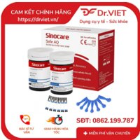 Bộ 50 Que + 50 Kim Thử Đường Huyết của máy Sinocare Safe AQ Smart