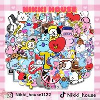 BỘ 50 STICKER BT21