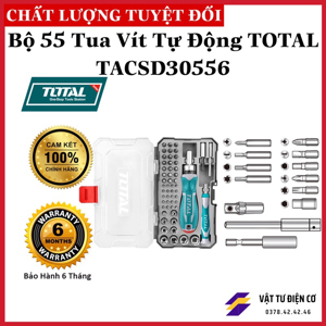 Bộ 55 tua vít đa năng Total TACSD30556