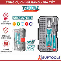 Bộ 55 tua vít đa năng tự động TOTAL TACSD30556 sửa xe đạp, xe máy, đồ dùng gia đình (Đồ nghề)