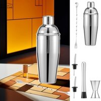 Bộ 6 Bộ Bình Lắc Cocktail Inox 304 Bộ Bình Lắc Cocktail Chống Rỉ Bộ Thanh Cocktail Bình Lắc Bộ Cocktail Cho Cocktail SHOPCYC1646