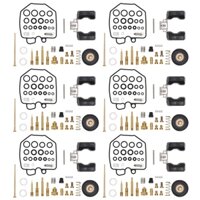 Bộ 6 Bộ Chế Hòa Khí Xây Dựng Lại Bộ Cho CBX1000 SuperSport 1979-1982 Bộ Sửa Chữa Bộ Chế Hòa Khí HONDA