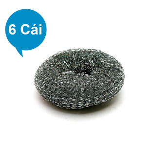 Bộ 6 búi thép rửa xoong nồi Uncle Bills BC0435