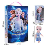 Bộ 6 búp bê công chúa Elsa Anna Barbie Cỡ Lớn, đồ chơi búp bê cho bé gái 2 tuổi, 3 tuổi, 4 tuổi , 5 tuổi anhdochoi