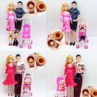 Bộ 6 Búp Bê Mang Thai / Búp Bê barbie Đáng Yêu