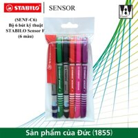 Bộ 6 bút kim STABILO Sensor F 0.3mm