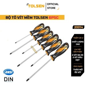 Bộ 6 cây tua vít Tolsen 20014