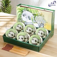 Bộ 6 Chén Đũa Hình Con Vật Đáng Yêu