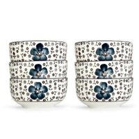 Bộ 6 Chén Đũa Hoa Kiểu Nhật Cao Cấp - kèm hộp đựng sang trọng làm quà tặng