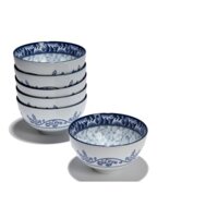 Bộ 6 chén sứ Sambo nhập khẩu Hàn Quốc 11.5cm MD-033/6