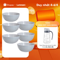 Bộ 6 Chén Thuỷ Tinh Luminarc Diwali Granit Marble 12cm - LUDIP9837