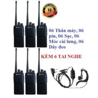 Bộ 6 Chiếc Bộ đàm Moto CP6688 (Giá rẻ, Bổ sung cổng hỗ trợ sạc USB)