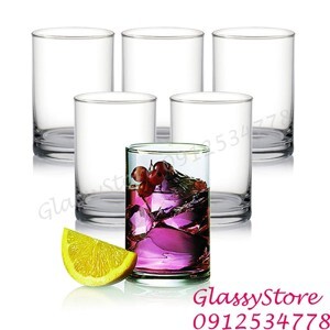 Bộ 6 cốc thủy tinh fin line hi ball cỡ nhỡ ocean  b01210 – 280ml