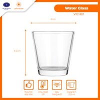 Bộ 6 cốc thủy tinh LOTUS GLASS VTC807