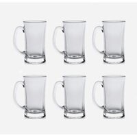 BỘ 6 CỐC THỦY TINH OCEAN LUGANO MUG P0740 - 330ML