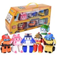 Bộ 6 con Robot  poli biến hình, biệt đội poli