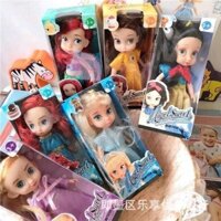 BỘ 6 CÔNG CHÚA DISNEY (Tóc mây-Bạch tuyết-nàng tiên cá-Tóc xù-Bella-Lọ lem) - Hàng nhập khẩu