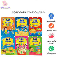 Bộ 6 Cuốn Bóc Dán Thông Minh 365 Stickers - Khám Phá Thế Giới