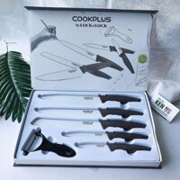 BỘ 6 DAO CAO CẤP LOCK&LOCK TRÁNG SỨ SIÊU BÉN