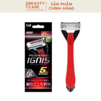 Bộ 6 dao cạo râu 5 lưỡi cao cấp Nhật Bản Premier Dispo Ignis 5 Blade PR5-6P8