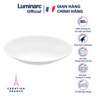 Bộ 6 đĩa (dĩa) thủy tinh Luminarc Harena sâu lòng 23cm N5806*6 | Hàng chính hãng