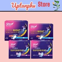 Bộ 6 gói Băng vệ sinh Diana siêu thấm Supernight Ban Đêm 29cm/35cm miếng/gói