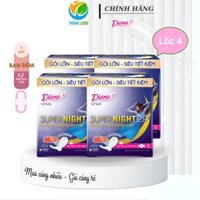 Bộ 6 gói băng vệ sinh Diana Sensi Night ban đêm 35cm 3 miếng/gói