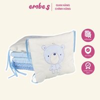 Bộ 6 Gối Chắn Làm Quây Cho Nôi Cũi Em Bé An Toàn Sử Dụng embe.s