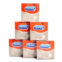 Bộ 6 hộp bao cao su siêu mỏng Durex FETHERLITE Ultima nhỏ 3c