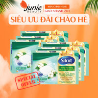 Bộ 6 hộp Bông trang điểm (bông tẩy trang) cao cấp Silcot Premium 66 miếng/hộp