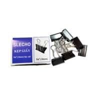Bộ 6 Hộp Kẹp Bướm Echo 19mm - Đen