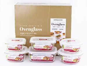 Bộ 6 hộp thủy tinh Lock&Lock Euro LLG429S6