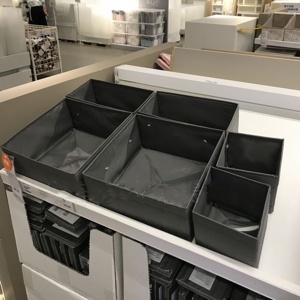 Bộ 6 hộp vải Ikea Skubb 40192634