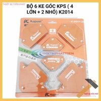 Bộ 6 Ke Góc Nam Châm KAPUSI Japan K2014 Gồm 2 Cái 10LBS 5kg Và 4 Cái 25LBS 12kg Nam Châm Vĩnh Cửu