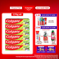 Bộ 6 Kem đánh răng Colgate Vitamin C thơm mát 170g/ tuýp