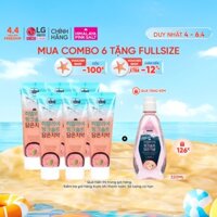 Bộ 6 Kem đánh răng Himalaya Pink Salt - Ice mint 100g