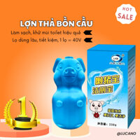 [BỘ 6] Lợn Tẩy Bồn Cầu - Heo Thả Toilet - Lọ Khử Mùi Toilet - Diệt Khuẩn, Dùng Lâu 1 Lọ = 40V