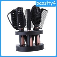 Bộ 6 Lược Chải Tóc Cắt Tóc Dụng Cụ Tạo Kiểu Gương Và Giá Đỡ Đứng Cho Salon Nhà Làm Tóc Nữ