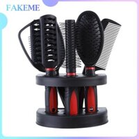 Bộ 6 Lược Chải Tóc Dụng Cụ Tạo Kiểu Tóc Cắt Tóc Chuyên Nghiệp Và Giá Đỡ Đứng Bộ Cho Salon Làm Tóc