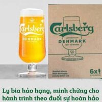 Bộ 6 ly carlsberg – ly bia hảo hạng minh chứng cho sự hoàn hảo bộ 6 ly nhập khẩu từ Pháp