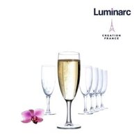 Bộ 6 Ly Champagne Thuỷ Tinh Luminarc Elegance 170ml – LUEL12063