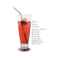 BỘ 6 LY OCEAN TIARA FOOTED-395ML THÁI LAN