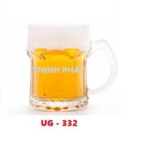 Bộ 6 ly quai UG 332 Thái Lan - Hộp 6 cái ly uống bia Thái Lan Hàng Chính Hãng