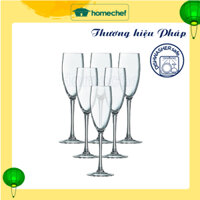 Bộ 6 ly rượu champange/sâm panh thủy tinh C&S Cabernet bar 16cl - 48024