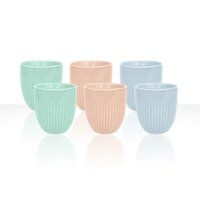 BỘ 6 LY SỨ CAO CẤP DONGHWA KHÔNG QUAI MÀU PASTEL