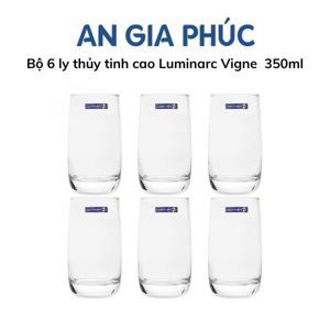 Bộ 6 ly thủy tinh cao Luminarc Vigne H2104 - 350ml