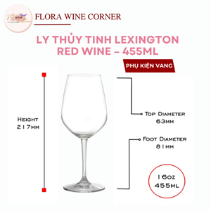 Bộ 6 ly thủy tinh Lexington Red Wine 1019R16 - 455ml