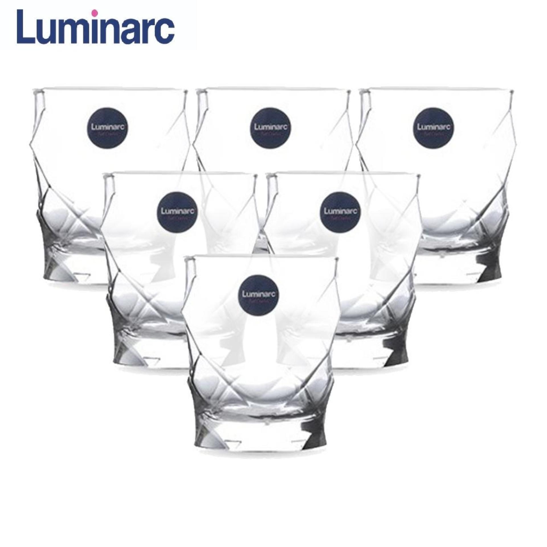 Bộ 6 ly thuỷ tinh Luminarc Louvre - 260ml, thân thấp